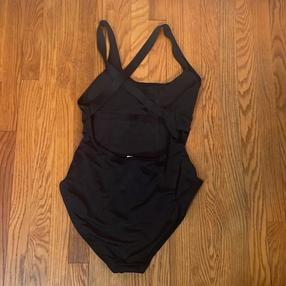 Andie The Full Coverage Tulum One‎ Piece Swimsuit Black Size XXL NWT